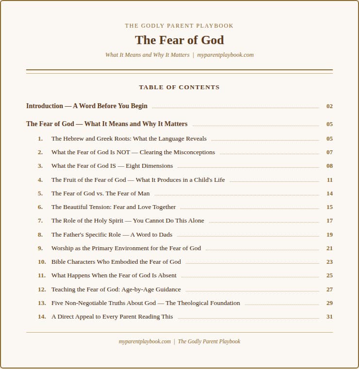 The Fear of God – What It Means and Why It Matters