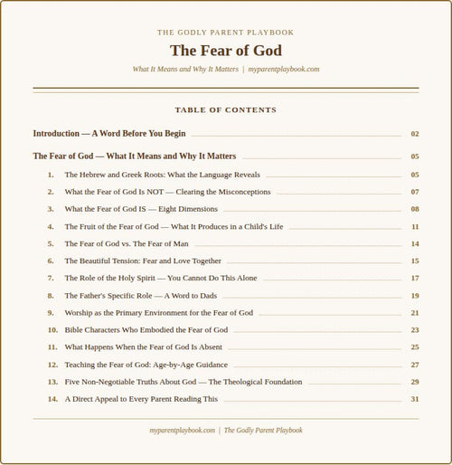 The Fear of God – What It Means and Why It Matters