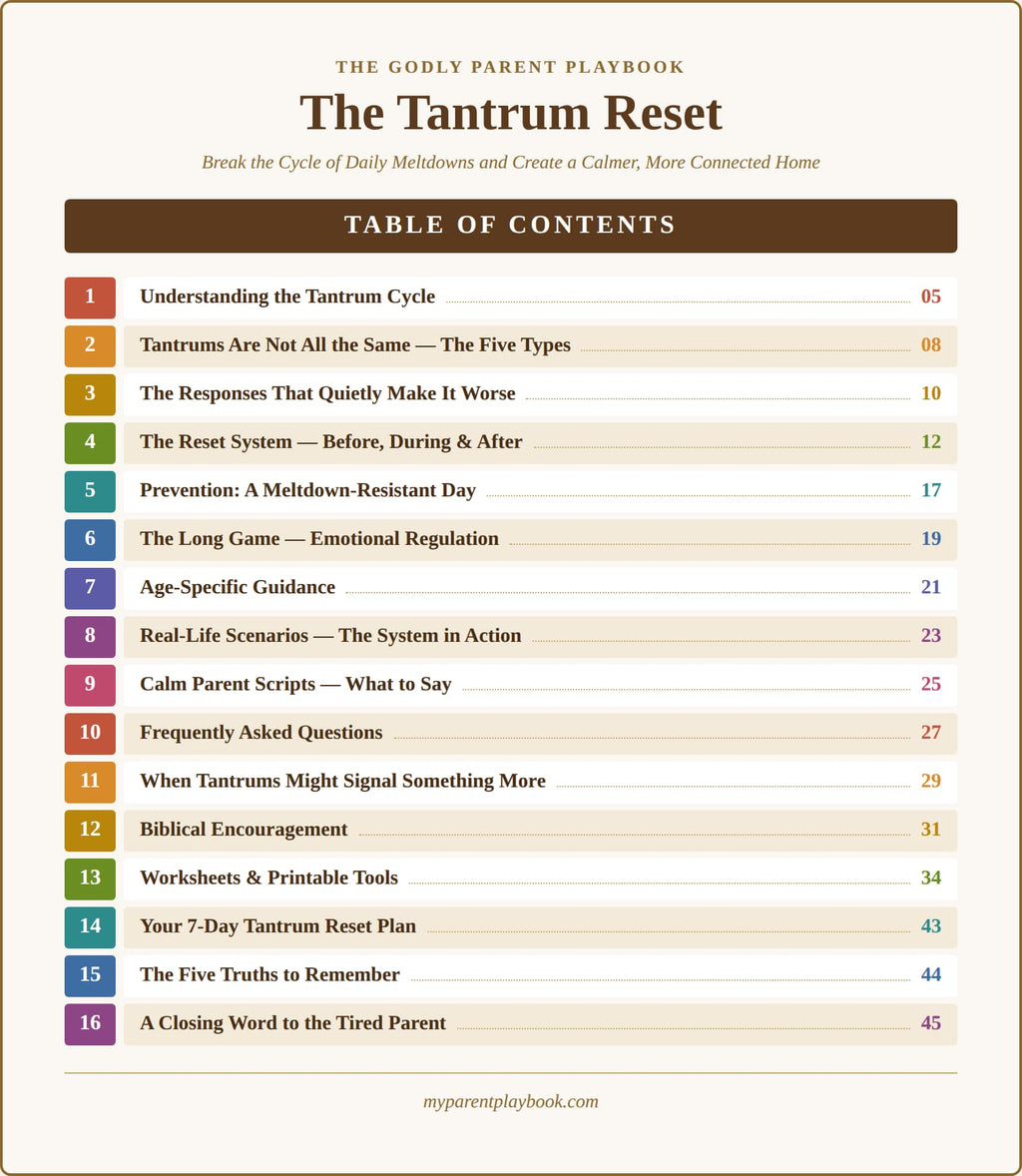 The Tantrum Reset - Break the Cycle of Daily Meltdowns and Create a Calmer, More Connected Home