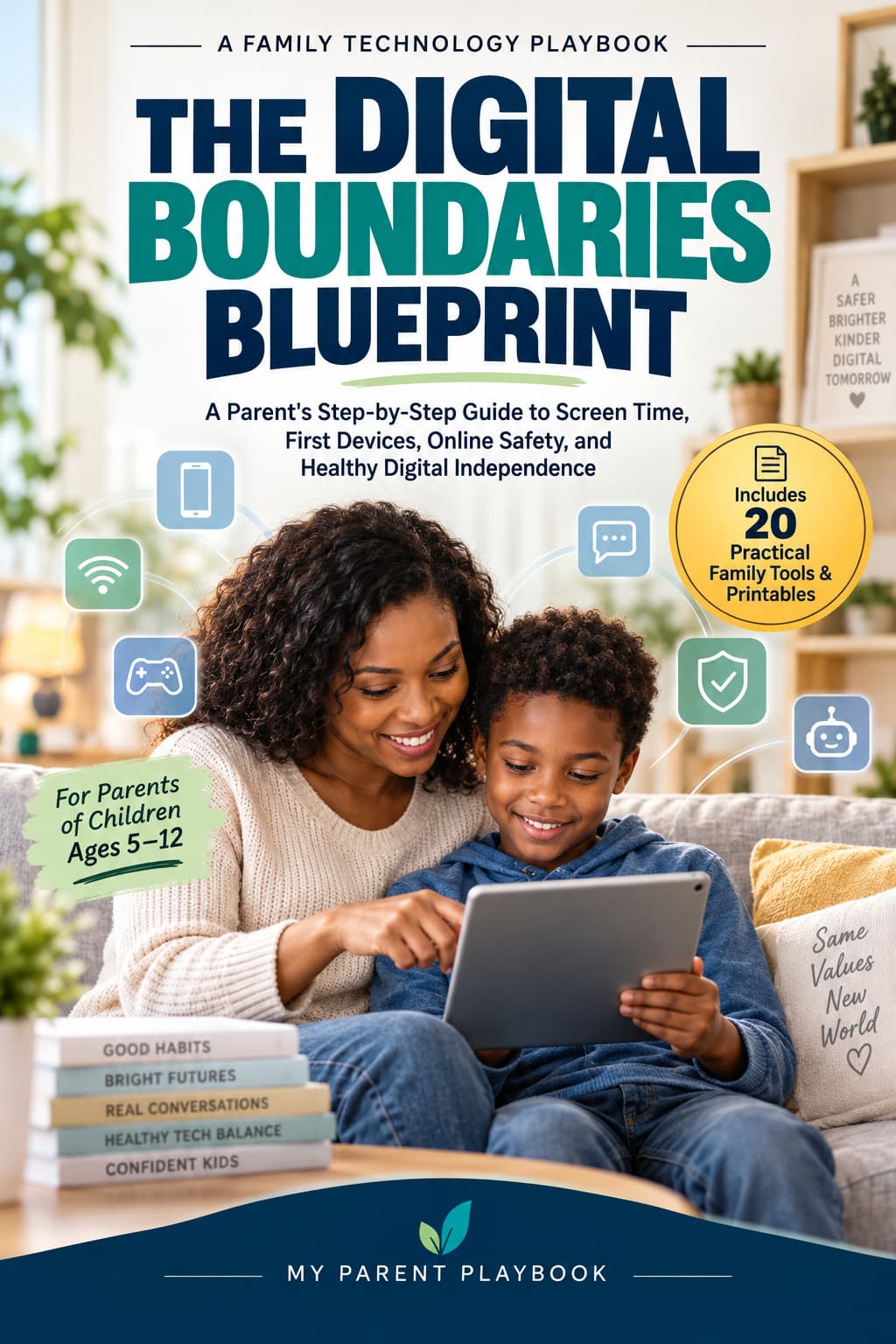 The Digital Boundaries Blueprint – practical digital parenting and online safety guide for parents of children ages 5–12