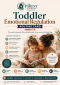 Toddler Emotional Regulation Routine Card: Ages 1 - 4